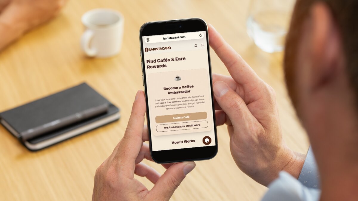 Affiliate program for cafe owners